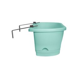 Maceta Corsica easy para balcón color menta Elho®