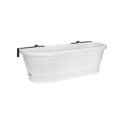 Maceta Corsica easy para balcón color blanco Elho®