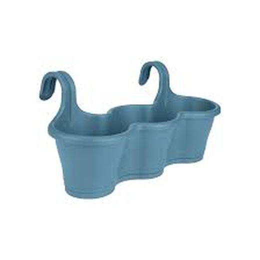 Maceta Corsica easy hanger trio para balcón color azul Elho®