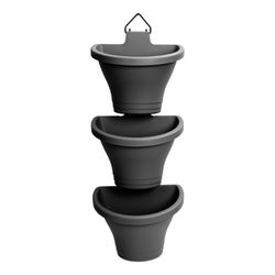 Maceta Corsica vertical set 24cm color antracita Elho®