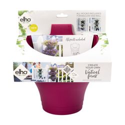 Maceta Corsica vertical set 24cm color cereza Elho®