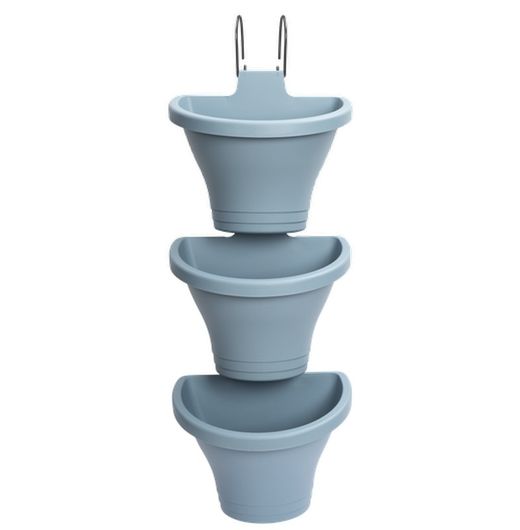 Maceta Corsica vertical set 24cm color azul Elho®