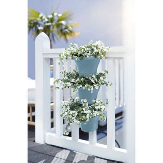 Maceta Corsica vertical set 24cm color azul Elho®