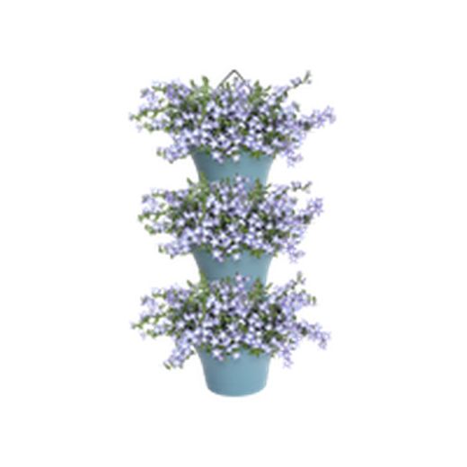 Maceta Corsica vertical set 24cm color azul Elho®