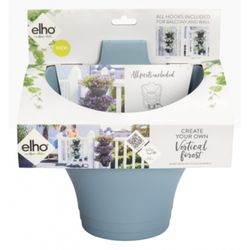 Maceta Corsica vertical set 24cm color azul Elho®
