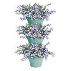 Maceta Corsica vertical set 24cm color menta Elho®