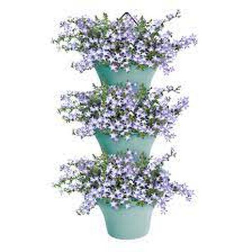 Maceta Corsica vertical set 24cm color menta Elho®