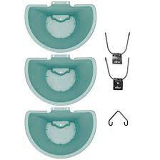 Maceta Corsica vertical set 24cm color menta Elho®
