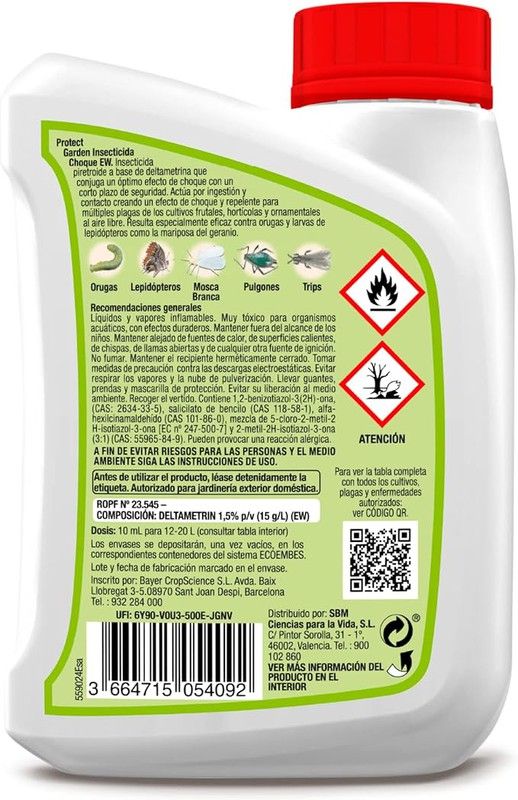 DECIS Incesticida Polivalente de choque 250ML Bayer