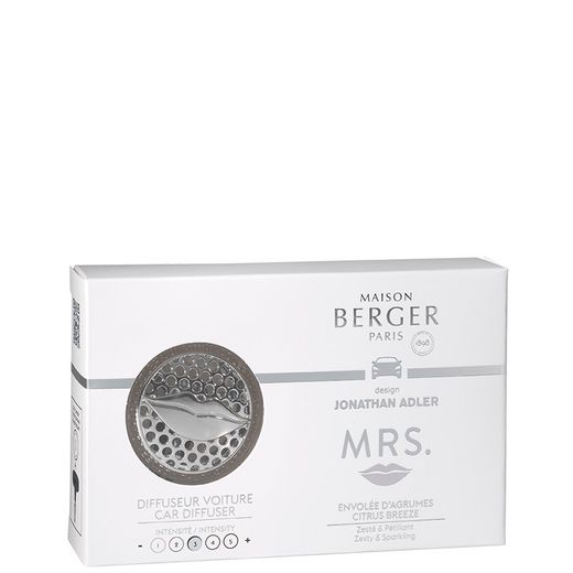 Difusor Berger de coche sr cítricos altísimos color plata