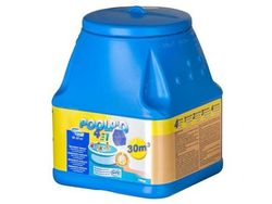 Dosificador flotante para el mantenimiento del agua de la piscina de 0-10 m3, 2 x 250 gr