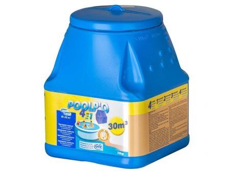 Dosificador flotante para el mantenimiento del agua de la piscina de 0-10 m3, 2 x 250 gr