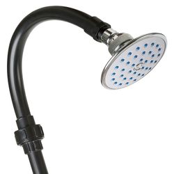 Ducha solar curva 25 litros - en resina alta resistencia