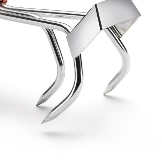 Escarificador-escardador PEQUEÑO DE 3 PÚAS + Cuchilla Outils Wolf LBM