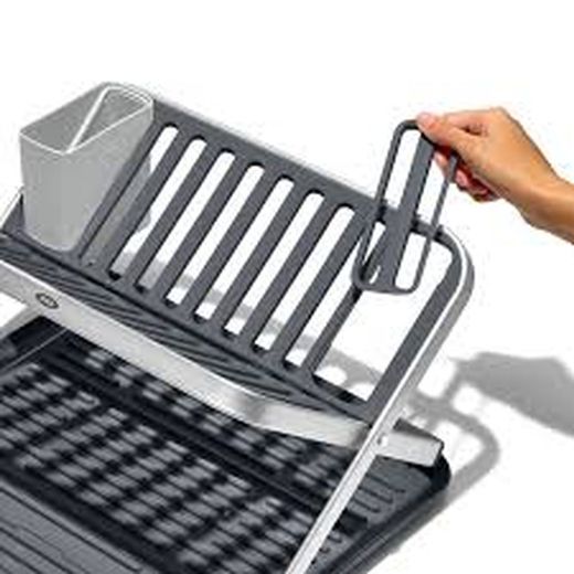 Escurreplatos plegable OXO - aluminio