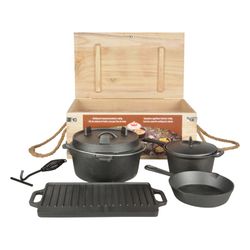 ESS. JUEGO DE COCINA PARA HORNO HOLANDÉS 7 PIEZAS
