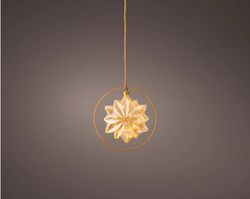Estrella LED dia26.00cm-15l color amber/classic blanca calida