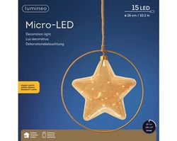 Estrella LED dia26.00cm-15l color amber/classic blanca calida