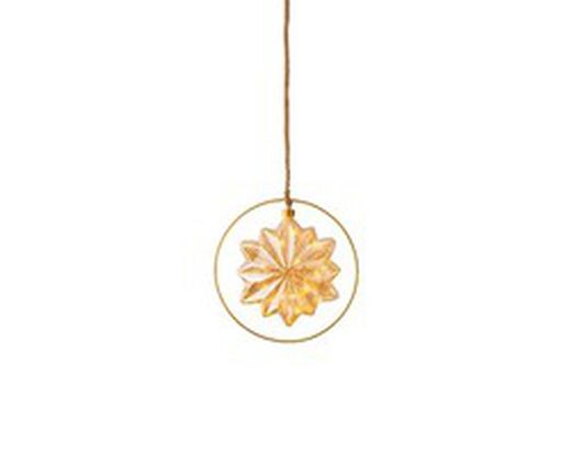 Estrella LED dia26.00cm-15l color amber/classic blanca calida