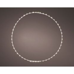 Micro LED white round frame ou