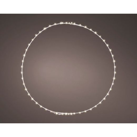 Micro LED white round frame ou