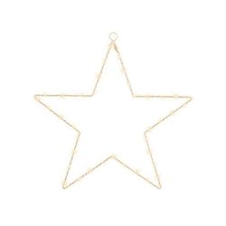 Luces LED en forma de estrella dia40.00cm-40l color white/blanca calida