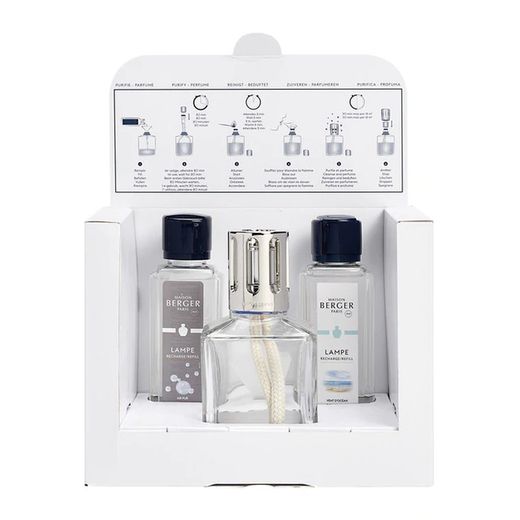 Estuche Lampe Berger Essentielle Carree + dos recargas de 250ml