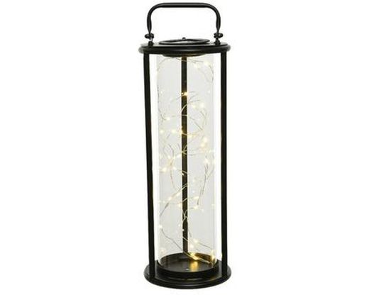 Farol solar de hierro 15h 42cm Lumineo
