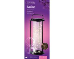 Farol solar de hierro 15h 42cm Lumineo