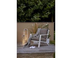 Farol solar de hierro h 79.00cm Lumineo