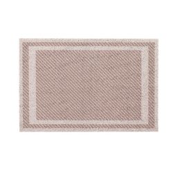 Felpudo con estampado de marco a capas