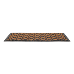 Felpudo de goma / mosaico de coco L