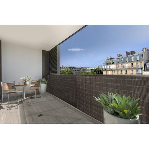 Cañizo Fency Twin 1,5x3m de color marrón Nortene