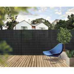 Cañizo Fency Wick 1x3m imitación madera natural ceniza Nortene