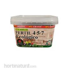 Fertil 4-5-7 Ecológico 2,2 Kg (Cubo)