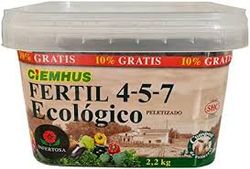 Fertil 4-5-7 Ecológico 2,2 Kg (Cubo)