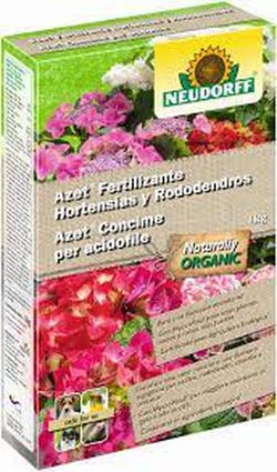 Fertilizante granulado Neudorff para hortensias y plantas ácidas 1KG