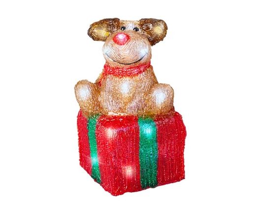 Figura LED en forma de animales l16.00-w15.00-h27.00cm-20l color blanca fria