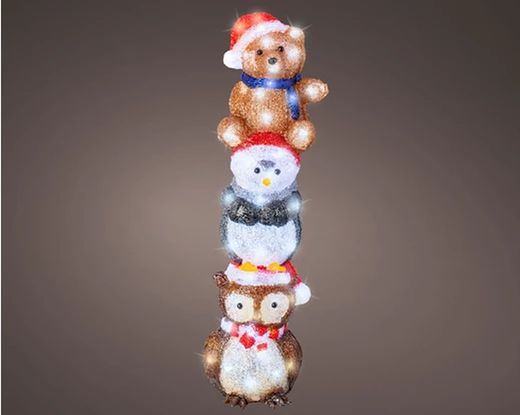 Figura LED en forma de animales l19.50-w19.00-h63.00cm-80l color blanca fria
