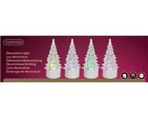 Figura LED en forma de árbol dia4.20-h9.50cm-1l color colour changing