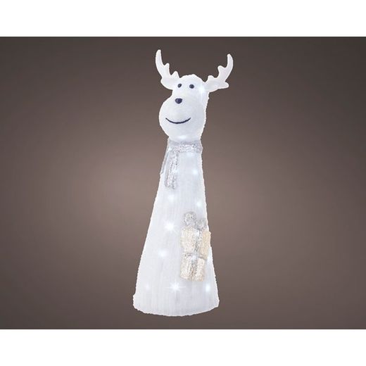 LED Acrylic deer w scarf out