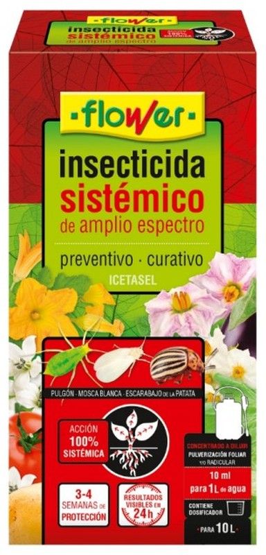 FLOWER INSECTICIDA SISTÉMICO CONCENTRADO ICETASEL) 100 ML