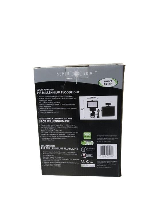 Foco Flood 1000 Lumens Smart Solar