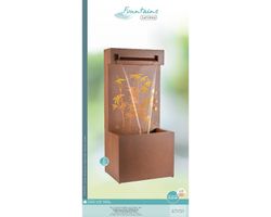 Fuente estilo asiático acero galvanizado Lumineo