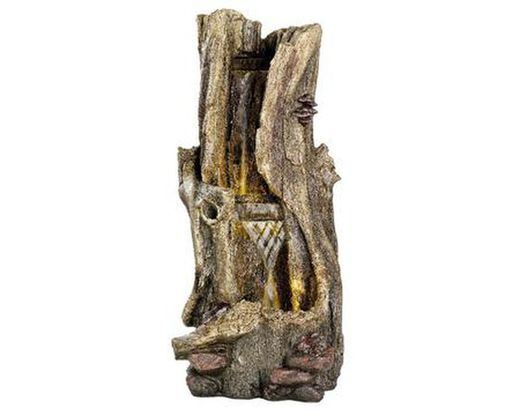 Fuente Poliresina ambiente cascada de madera Largo-40CM Ancho-46.5 CM Alto-103                                                                                        Lumineo