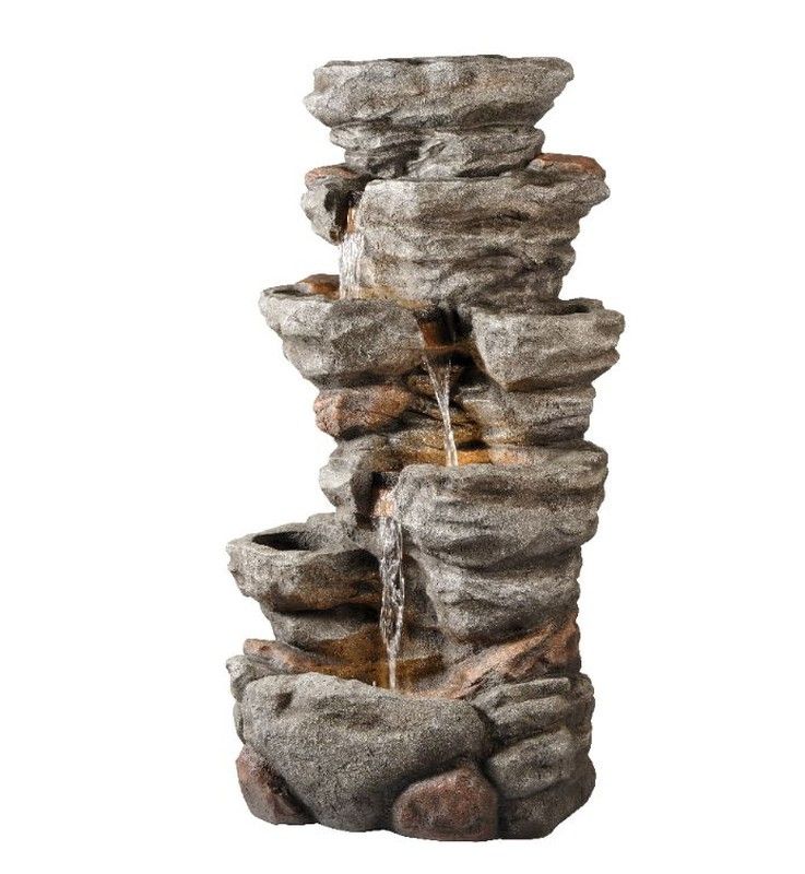 Fuente Poliresina de Roca  L43-W70-H130