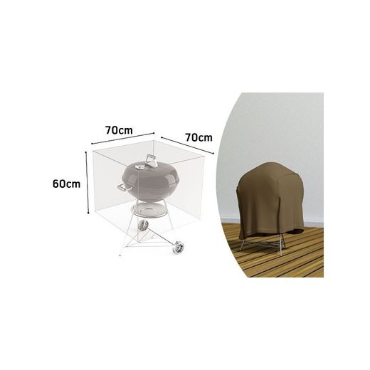 Funda Barbacoa pequeña  70 X 70 X 60 Nortene