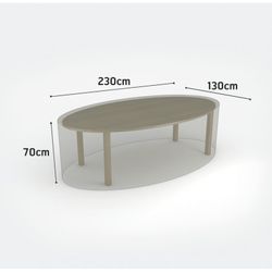 Funda para mesa ovalada Nortene