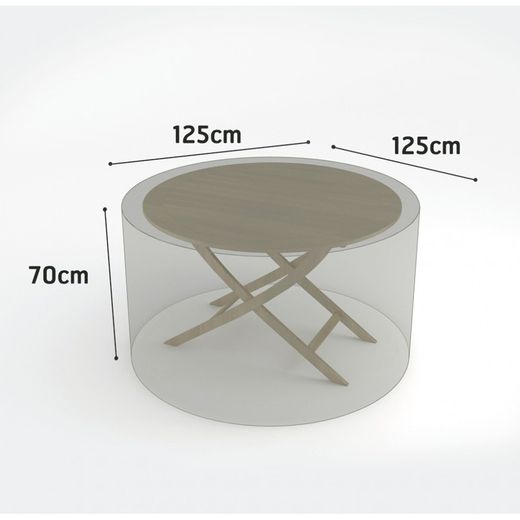 Funda Mesa Redonda 125 X 125 X H.70 2013602 Nortene