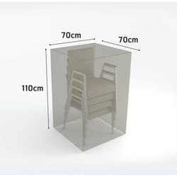 Funda Sillas Apiladas 70 X 70 X H.110 VISON 2013597 Nortene